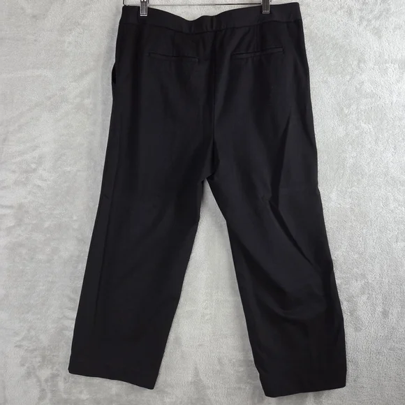 Talbots Black Straight-Leg Trousers - Picture 2 of 7